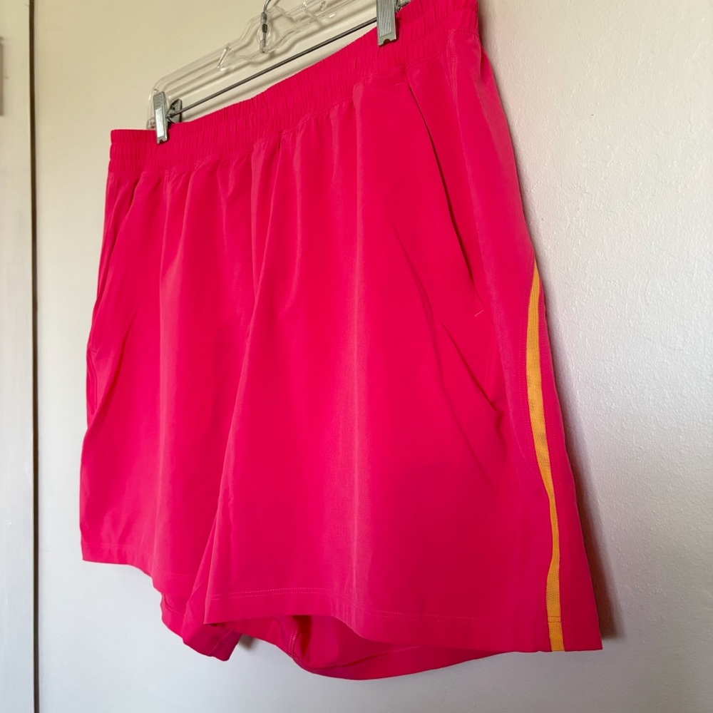 Lululemon Pace Breaker Short 7" Linerless Pink Men’s XXL Training Activewear - Picture 2 of 12